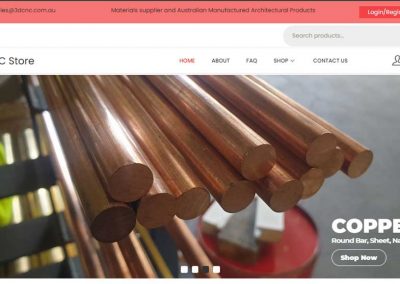 3D CNC Store Website