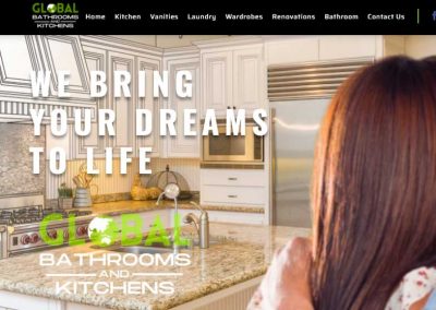 Global Bathrooms and Kitchens Website