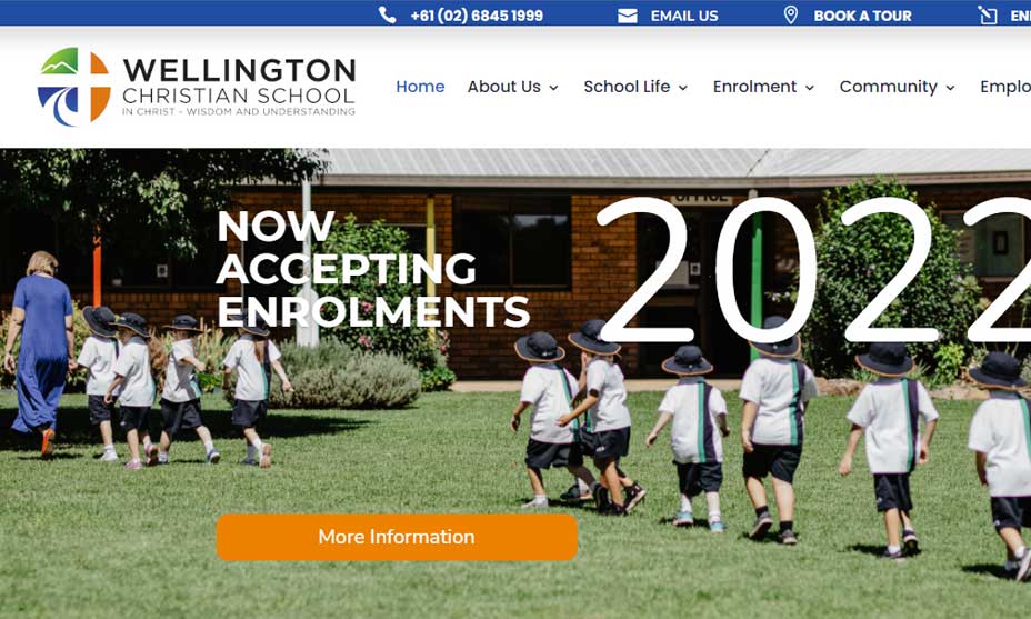 Wellington Christian School Website