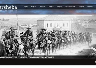 Beersheba 100th Anniversary Website