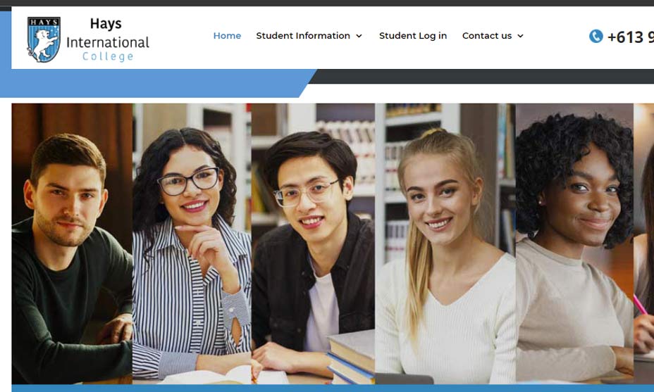 Hays International College Website