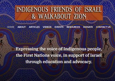 Indigenous Friends Of Israel Website