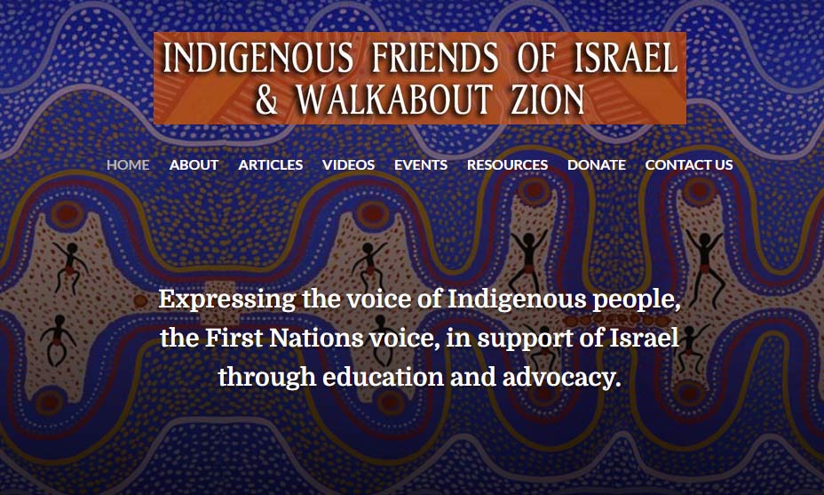 Indigenous Friends Of Israel Website