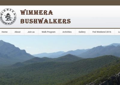 Wimmera Bushwalkers Website